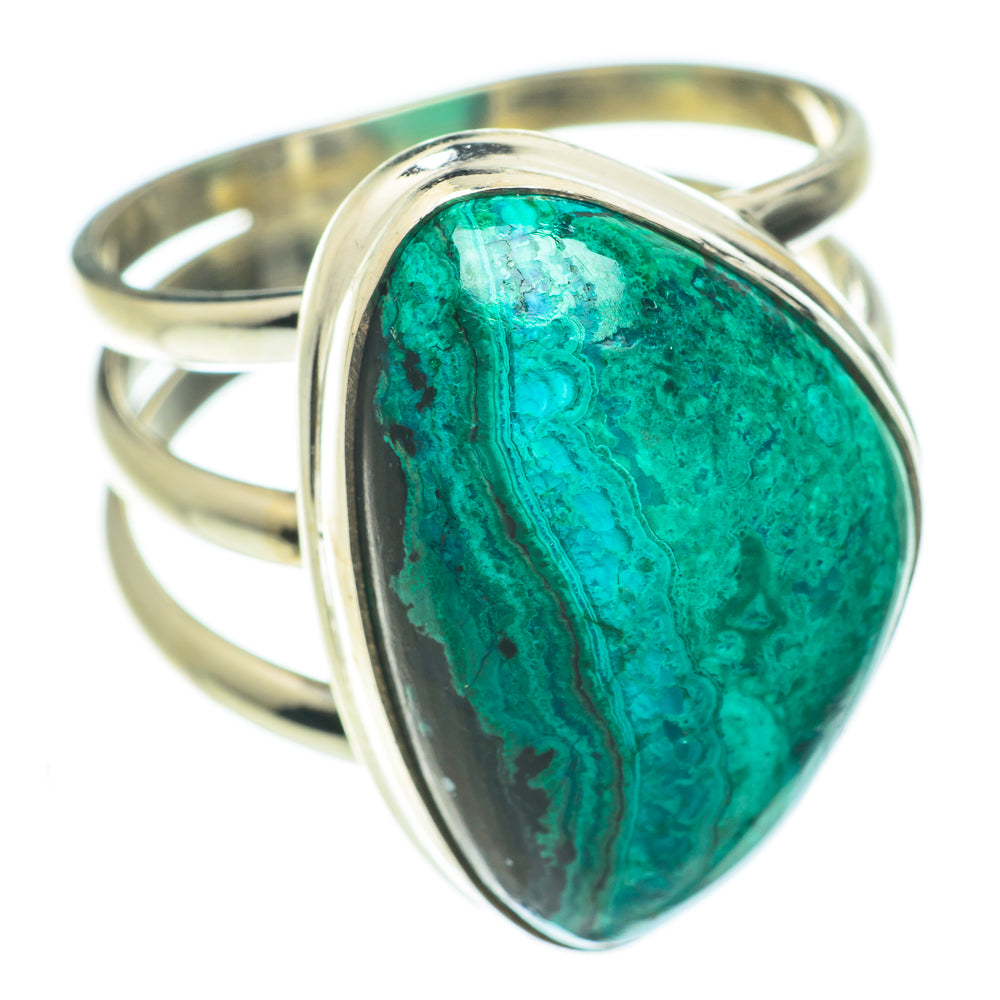 Chrysocolla Rings handcrafted by Anasilvercos - RING60034