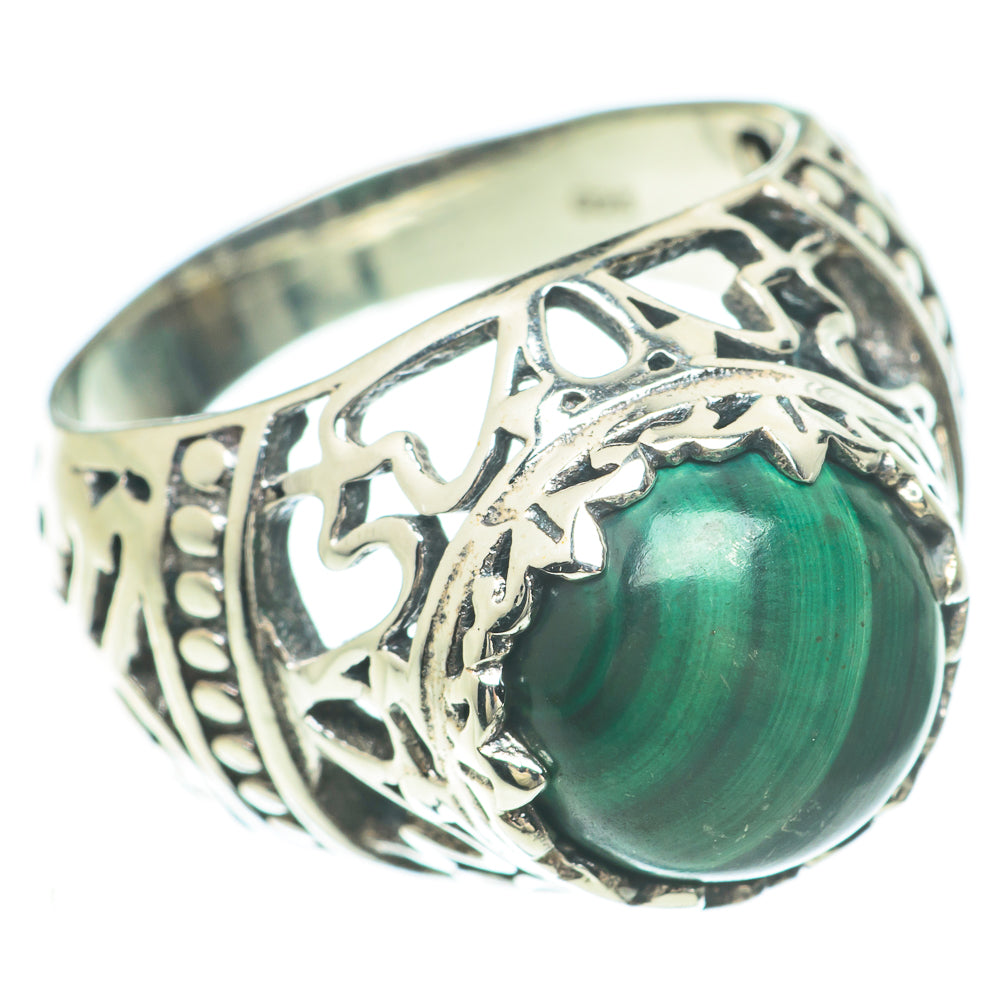 Malachite Rings handcrafted by Anasilvercos - RING60035