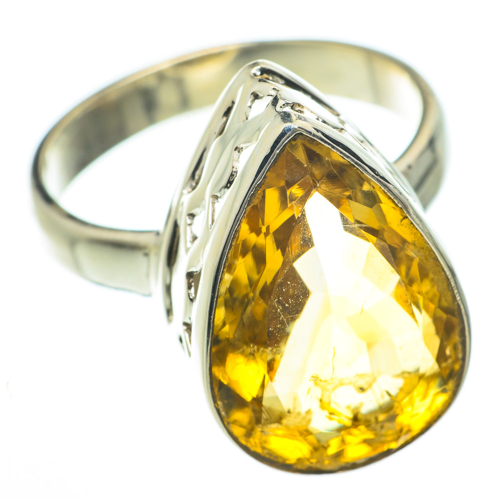 Mandarin Citrine Rings handcrafted by Anasilvercos - RING60040