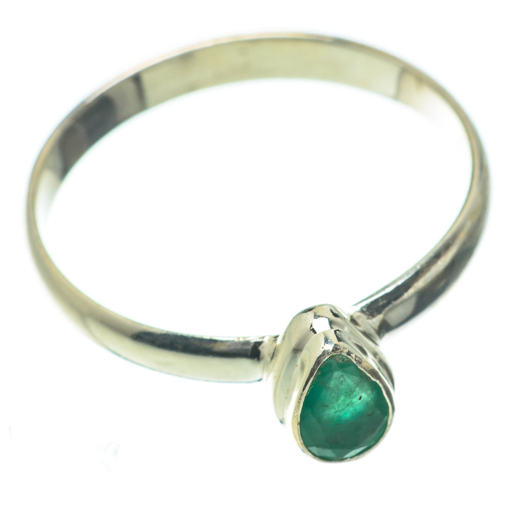 Zambian Emerald Rings handcrafted by Anasilvercos - RING60065