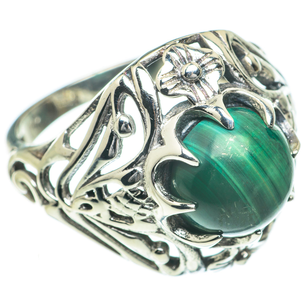 Malachite Rings handcrafted by Anasilvercos - RING60066