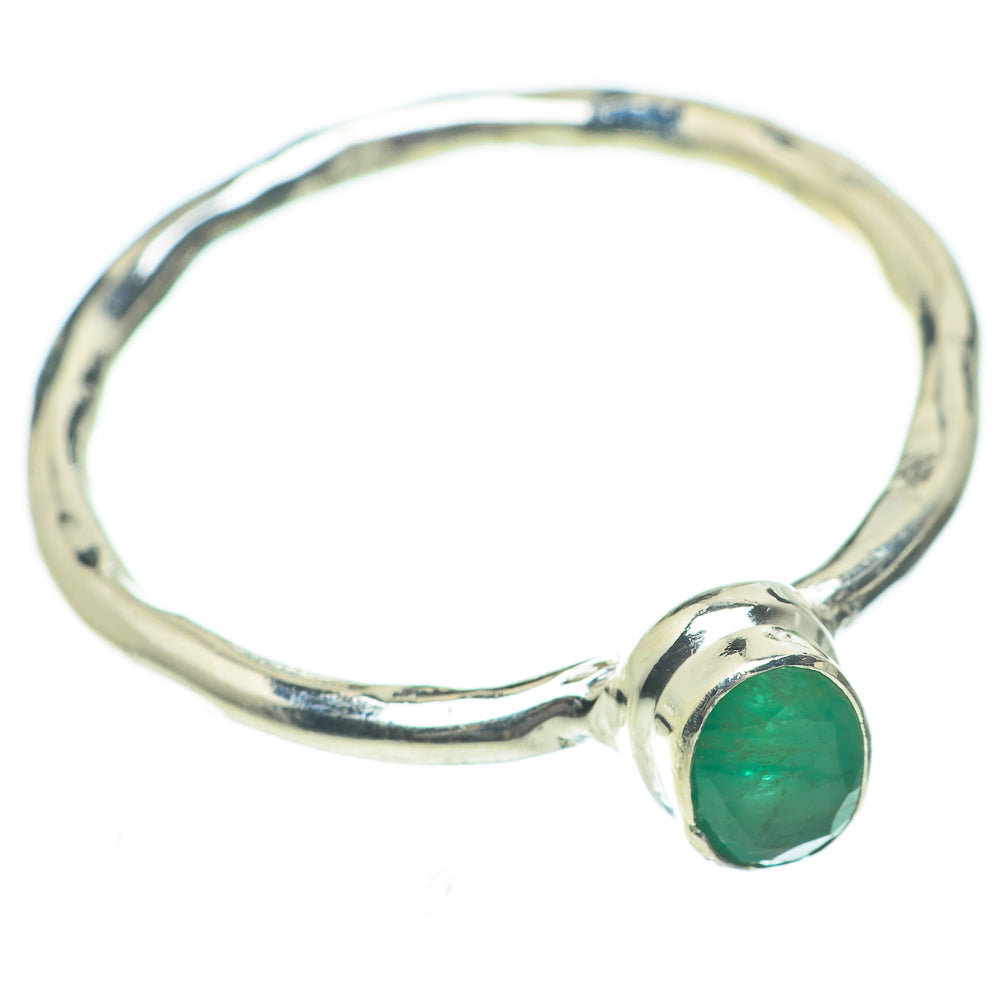 Zambian Emerald Rings handcrafted by Anasilvercos - RING60067