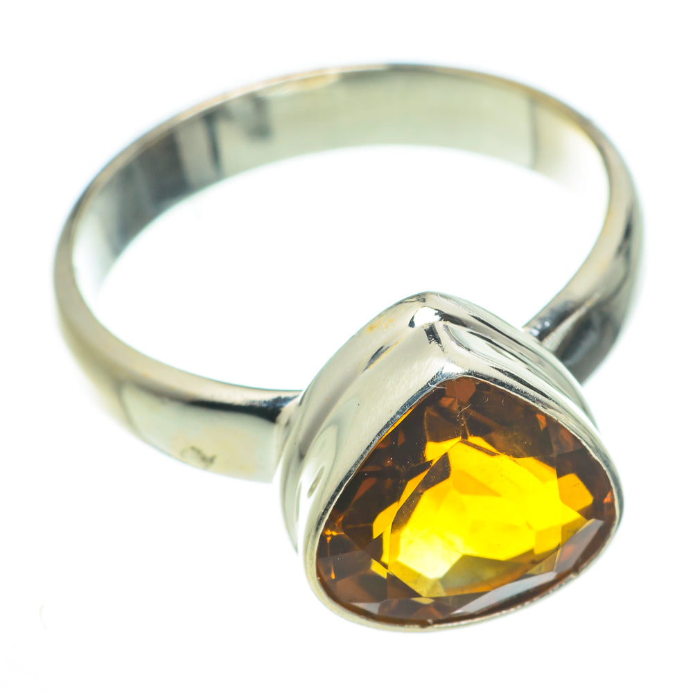 Mandarin Citrine Rings handcrafted by Anasilvercos - RING60074