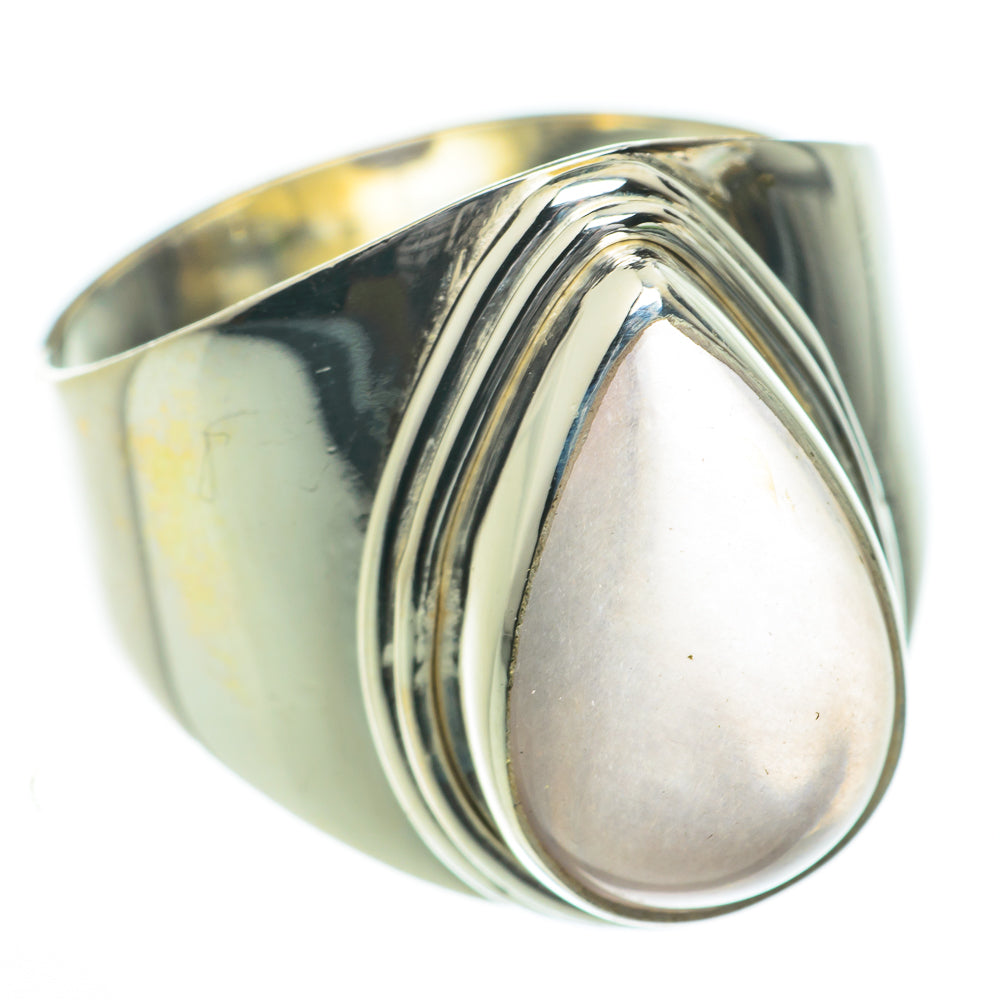 Rose Quartz Rings handcrafted by Anasilvercos - RING60077