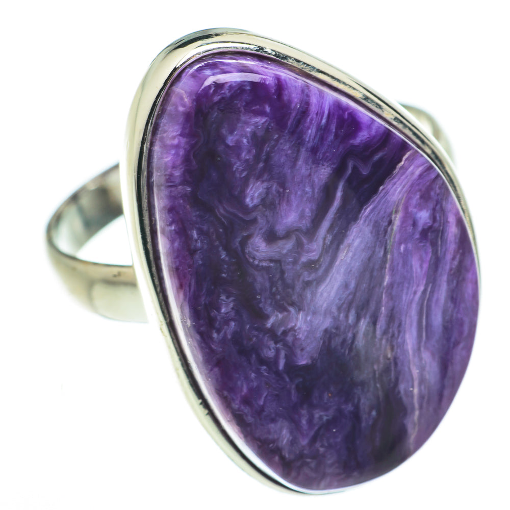Charoite Rings handcrafted by Anasilvercos - RING60080