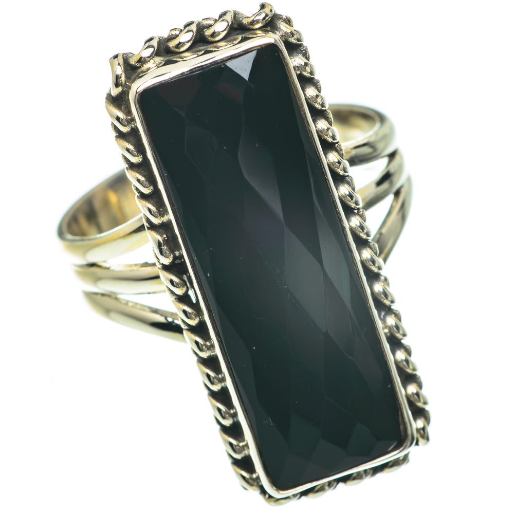 Black Onyx Rings handcrafted by Anasilvercos - RING60082
