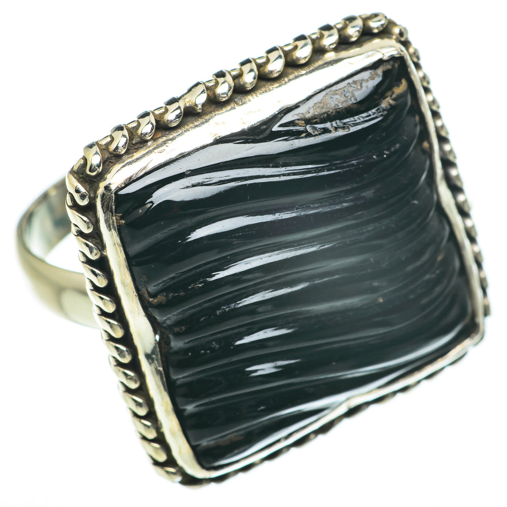 Black Onyx Rings handcrafted by Anasilvercos - RING60084