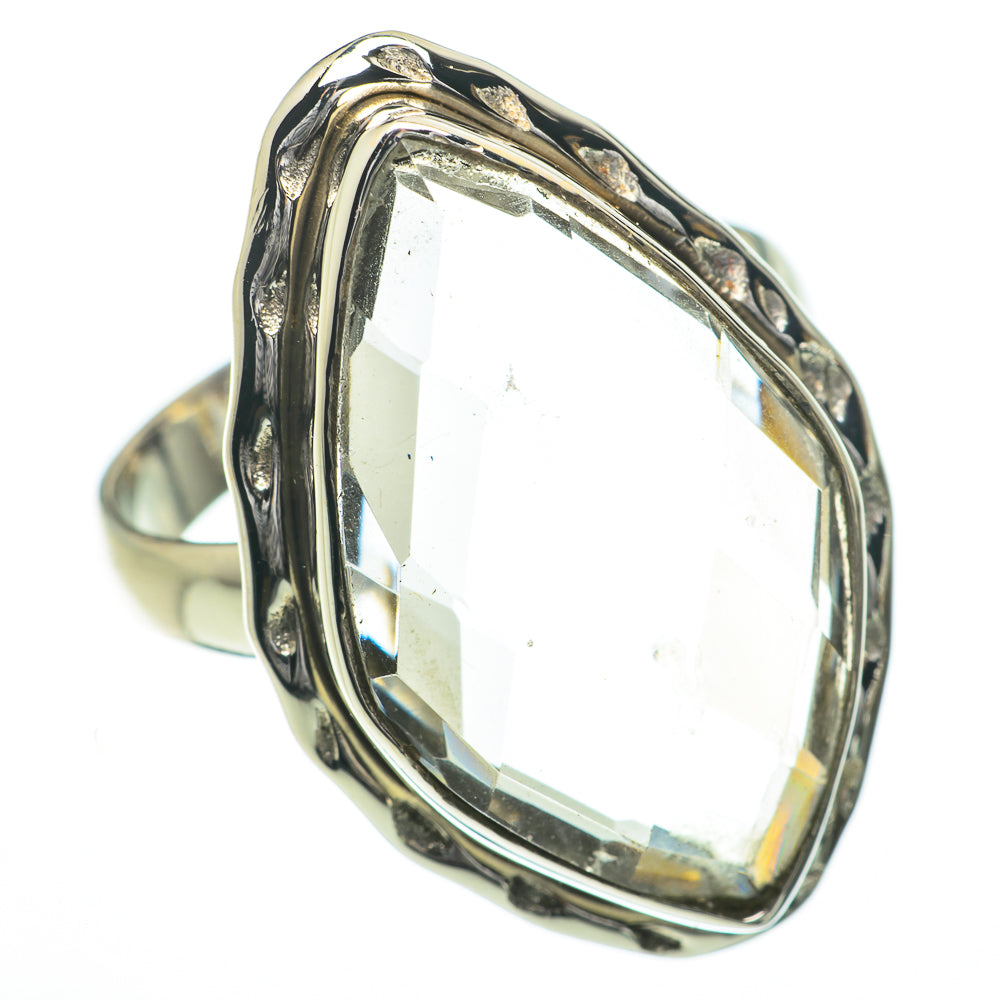 White Quartz Rings handcrafted by Anasilvercos - RING60085