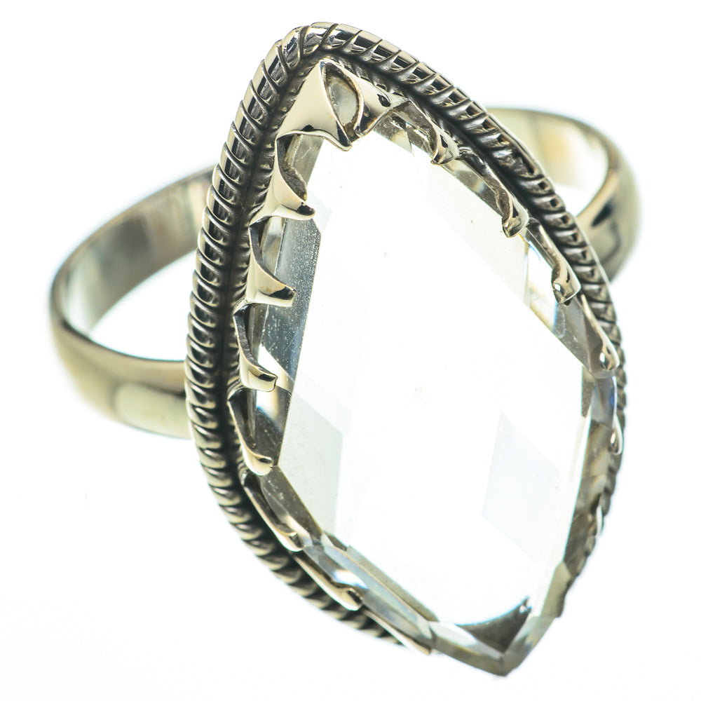White Quartz Rings handcrafted by Anasilvercos - RING60086