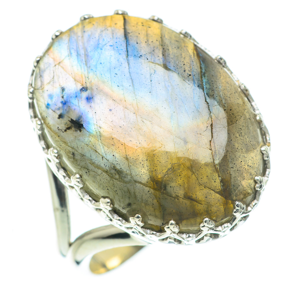 Labradorite Rings handcrafted by Anasilvercos - RING60089