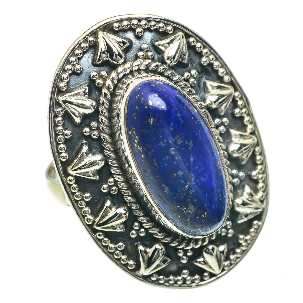 Lapis Lazuli Rings handcrafted by Anasilvercos - RING60093