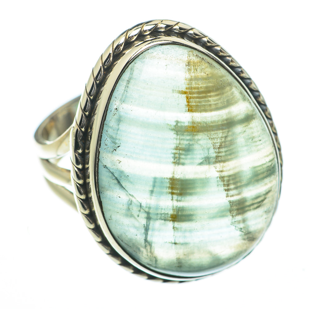 Green Fluorite Rings handcrafted by Anasilvercos - RING60095