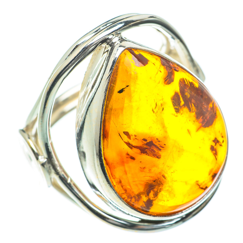 Baltic Amber Rings handcrafted by Anasilvercos - RING60106