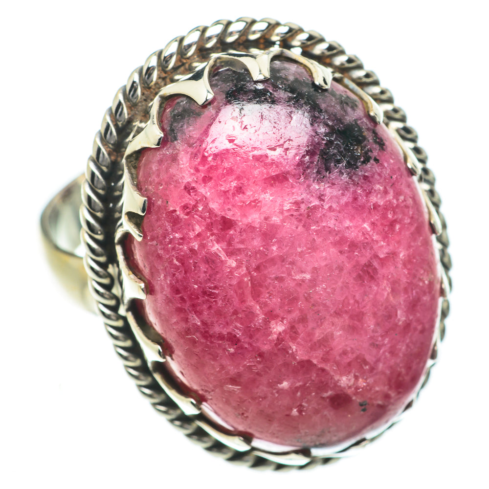 Rhodonite Rings handcrafted by Anasilvercos - RING60107
