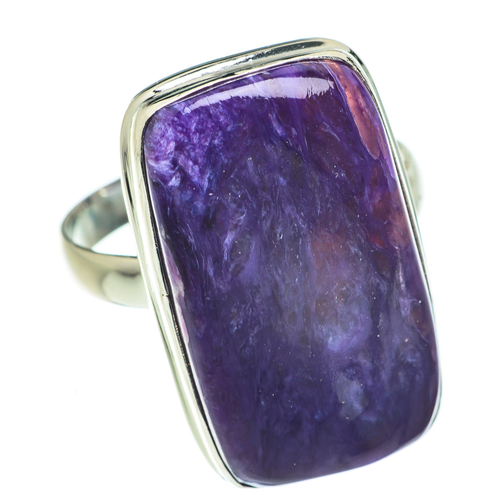 Charoite Rings handcrafted by Anasilvercos - RING60109