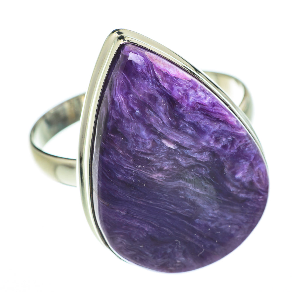 Charoite Rings handcrafted by Anasilvercos - RING60110