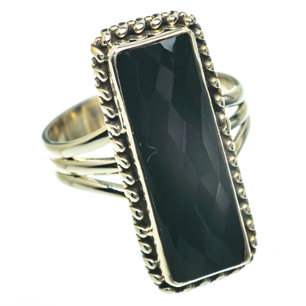 Black Onyx Rings handcrafted by Anasilvercos - RING60112