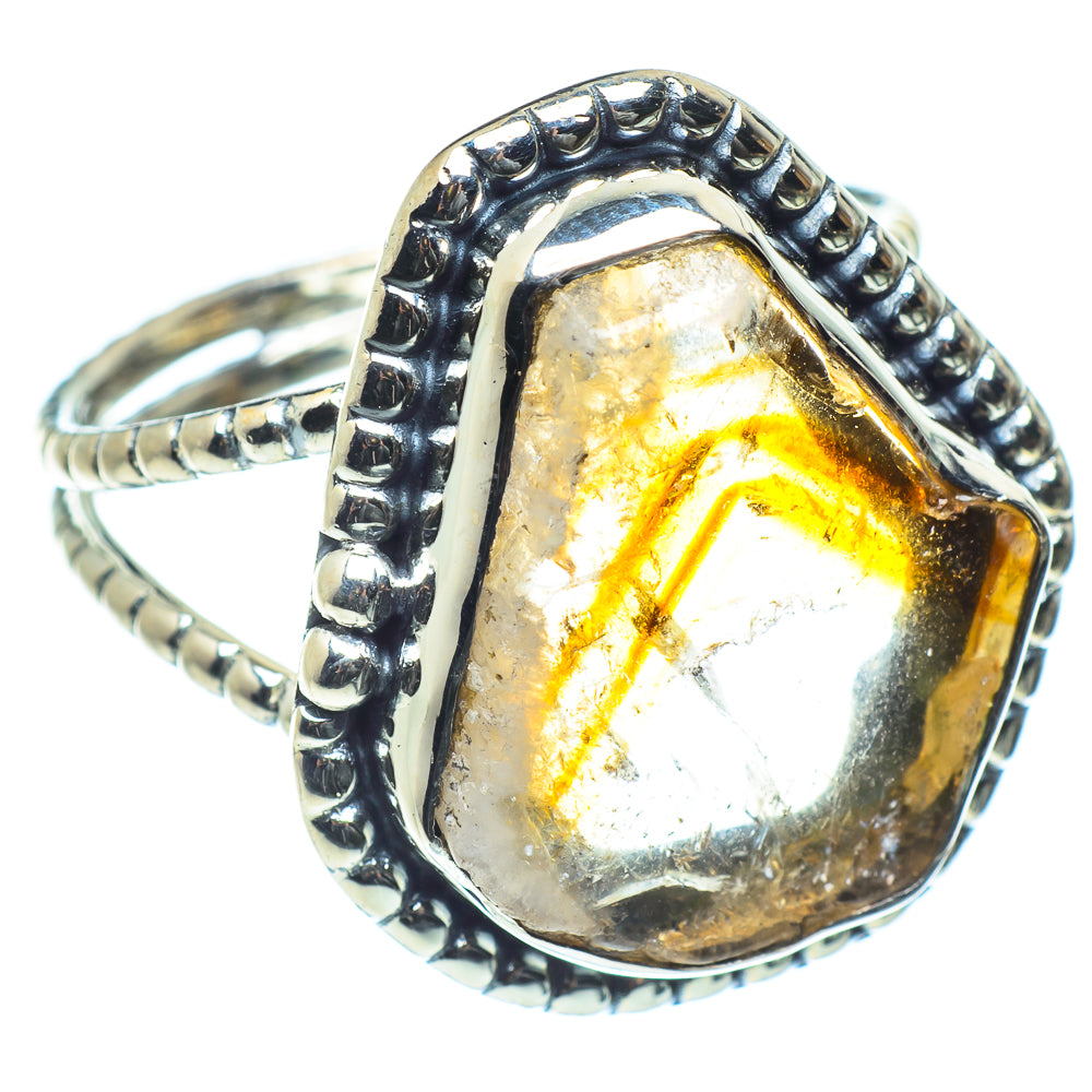 Citrine Rings handcrafted by Anasilvercos - RING60126
