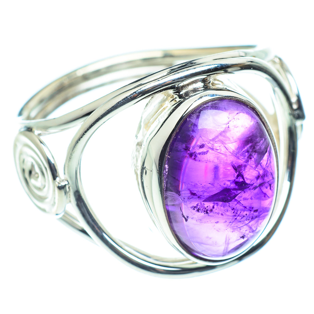 Amethyst Rings handcrafted by Anasilvercos - RING60129