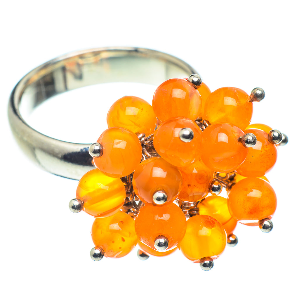 Carnelian Rings handcrafted by Anasilvercos - RING60132