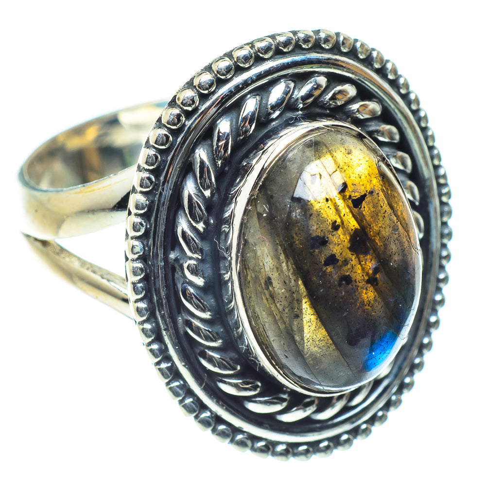 Labradorite Rings handcrafted by Anasilvercos - RING60144