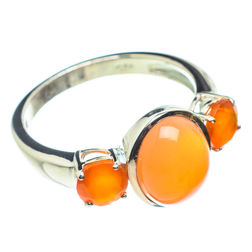 Carnelian Rings handcrafted by Anasilvercos - RING60148