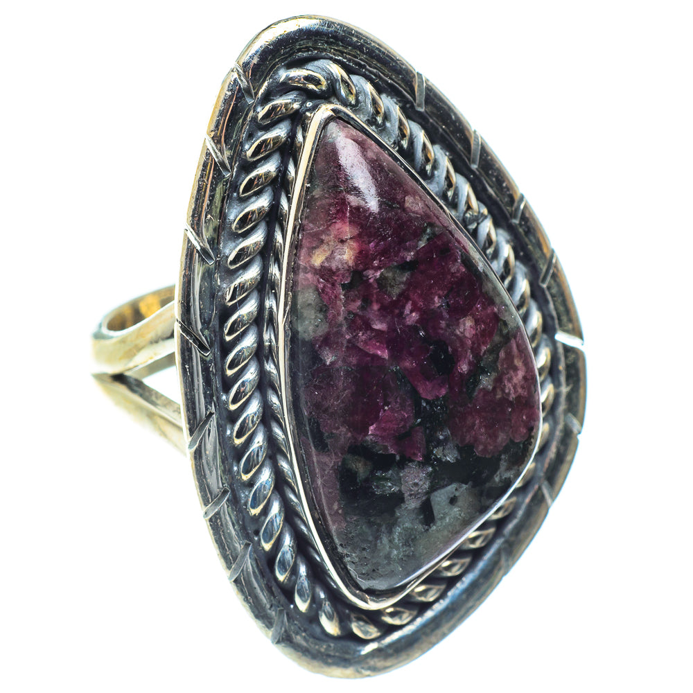 Russian Eudialyte Rings handcrafted by Anasilvercos - RING60152