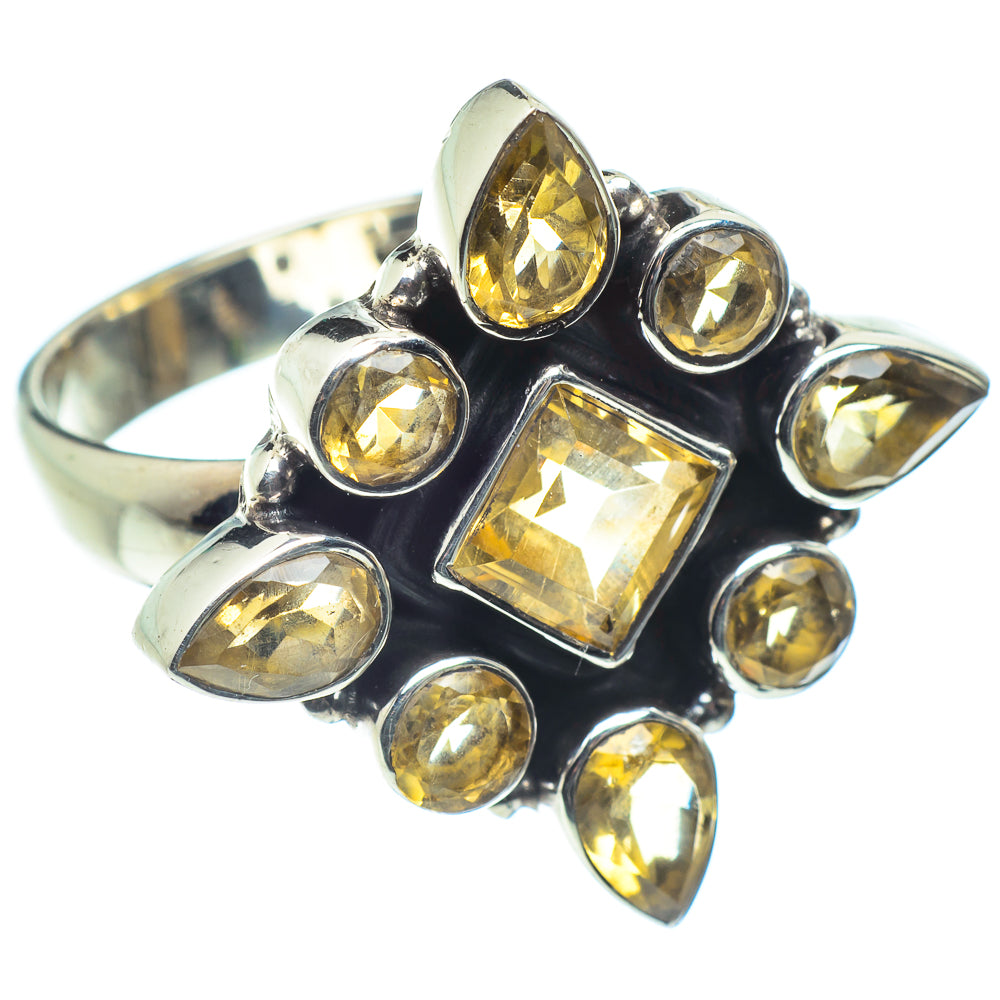 Citrine Rings handcrafted by Anasilvercos - RING60158