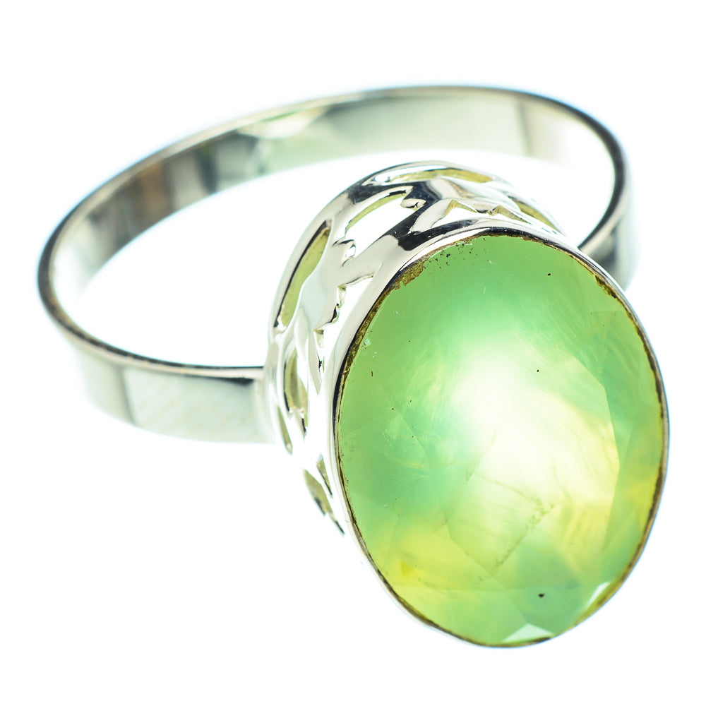 Prehnite Rings handcrafted by Anasilvercos - RING60160
