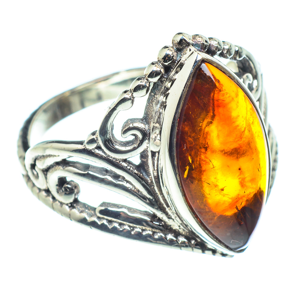 Baltic Amber Rings handcrafted by Anasilvercos - RING60164