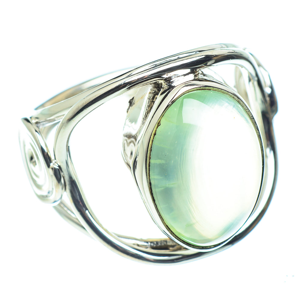 Prehnite Rings handcrafted by Anasilvercos - RING60180