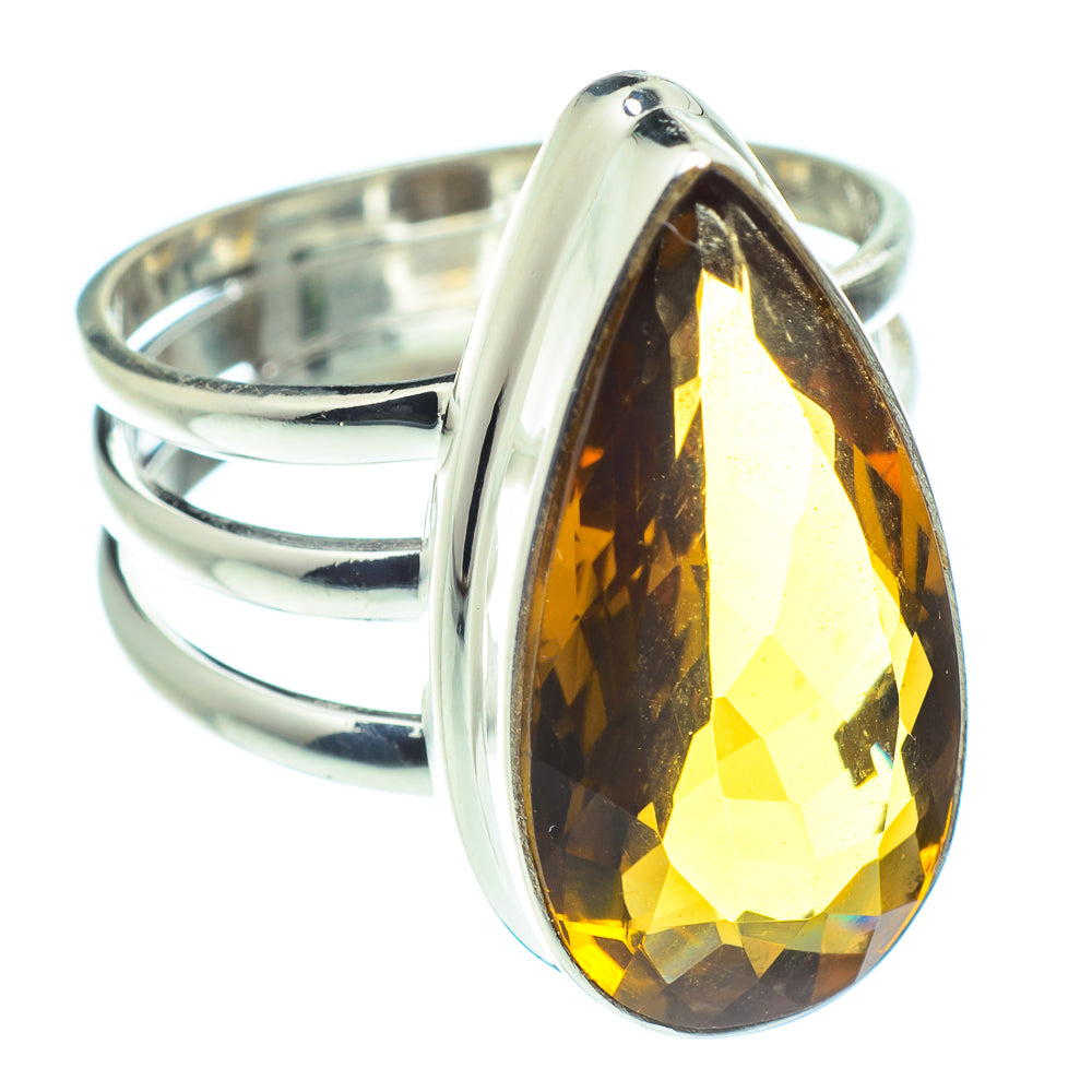 Mandarin Citrine Rings handcrafted by Anasilvercos - RING60187