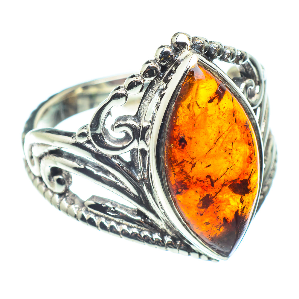 Baltic Amber Rings handcrafted by Anasilvercos - RING60192