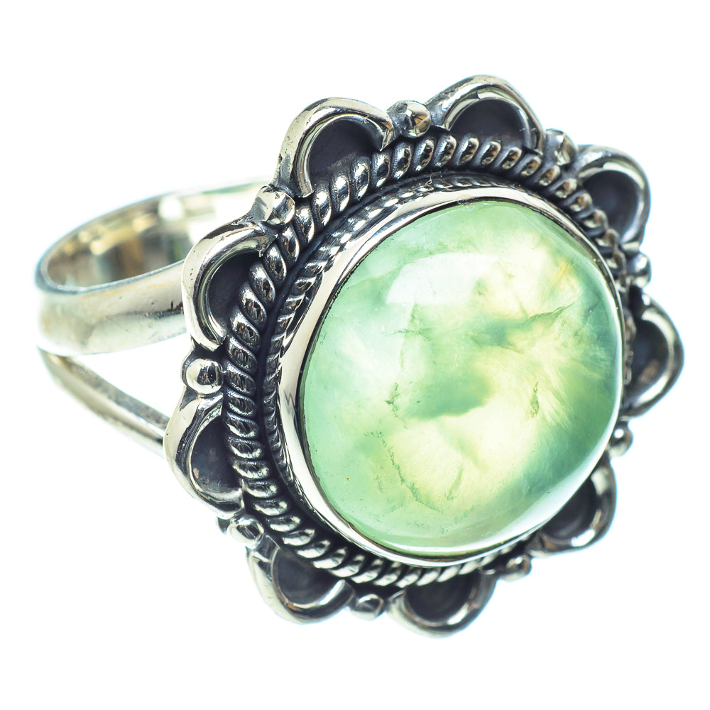 Prehnite Rings handcrafted by Anasilvercos - RING60201
