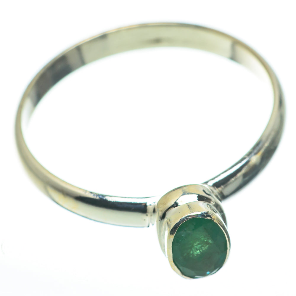 Zambian Emerald Rings handcrafted by Anasilvercos - RING60226