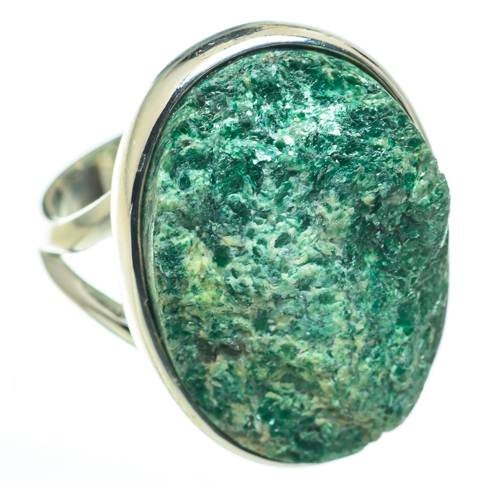 Green Fuchsite Rings handcrafted by Anasilvercos - RING60228