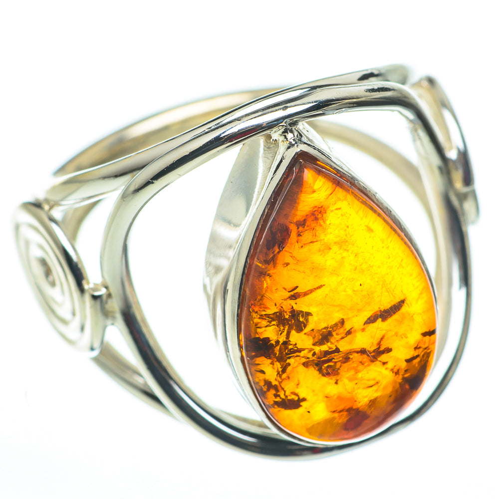 Baltic Amber Rings handcrafted by Anasilvercos - RING60232