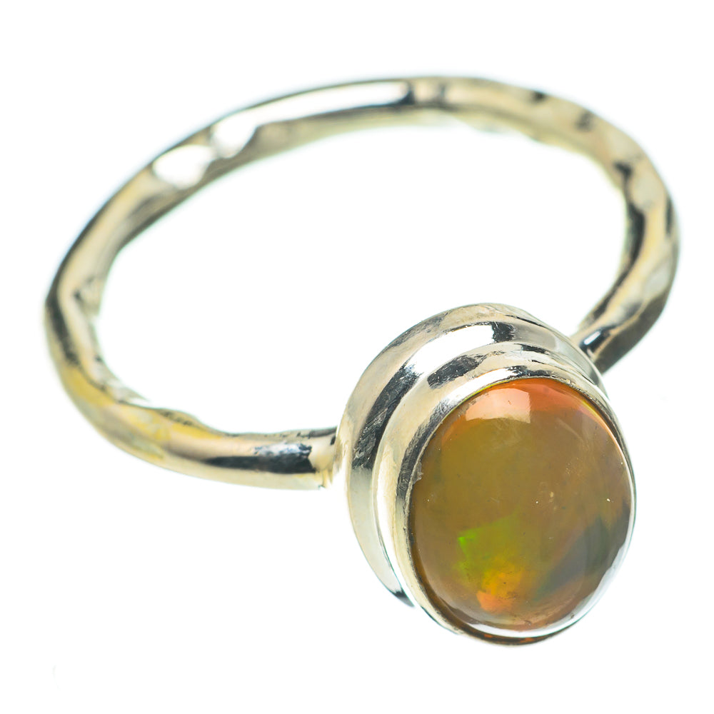 Ethiopian Opal Rings handcrafted by Anasilvercos - RING60254