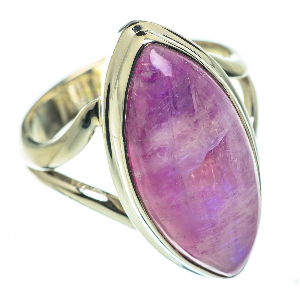Pink Moonstone Rings handcrafted by Anasilvercos - RING60274