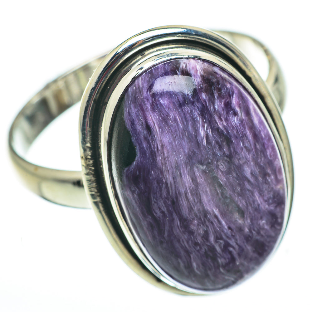 Charoite Rings handcrafted by Anasilvercos - RING60281