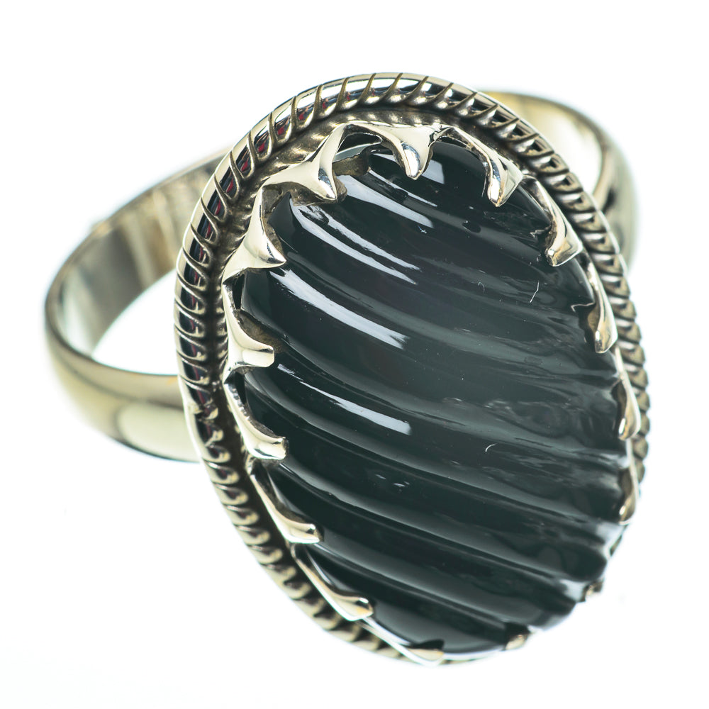 Black Onyx Rings handcrafted by Anasilvercos - RING60287