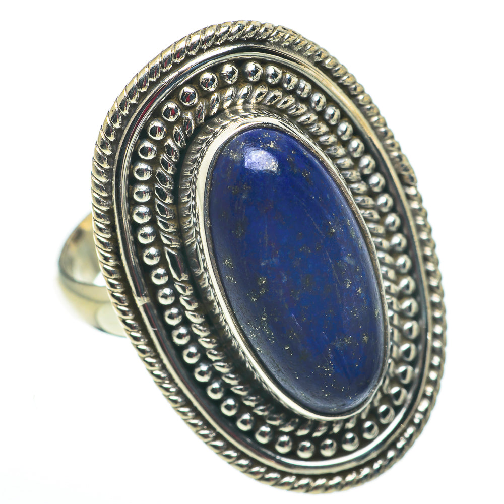 Lapis Lazuli Rings handcrafted by Anasilvercos - RING60302