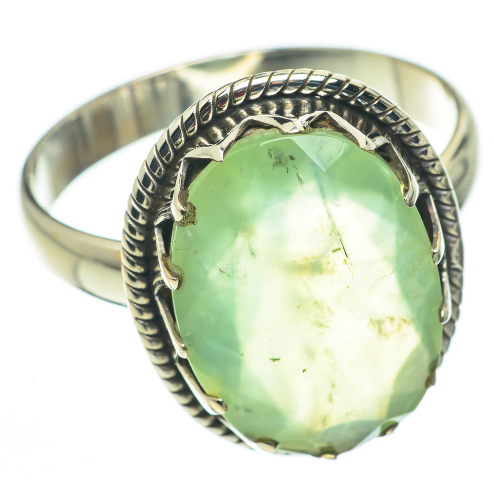 Prehnite Rings handcrafted by Anasilvercos - RING60307