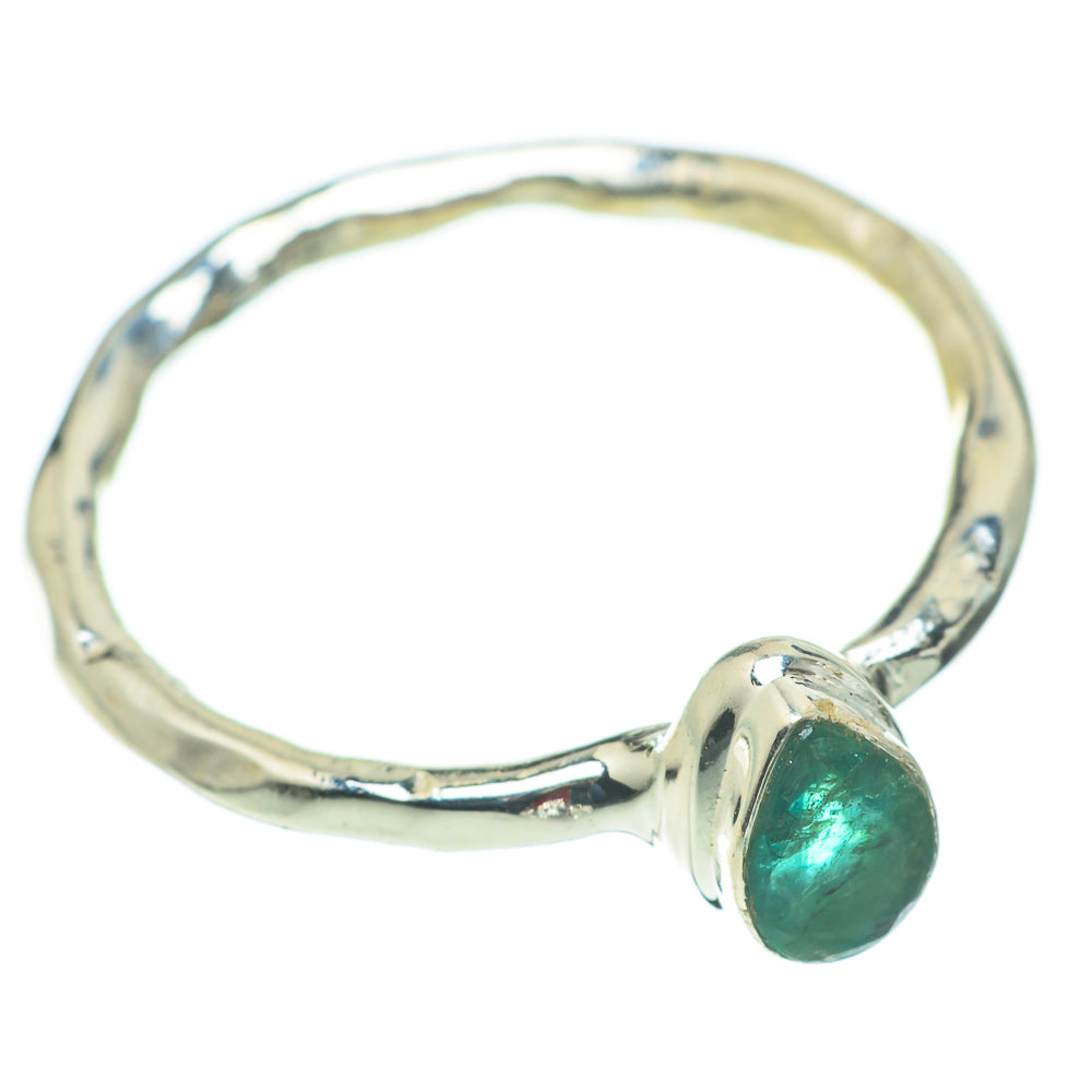 Zambian Emerald Rings handcrafted by Anasilvercos - RING60309