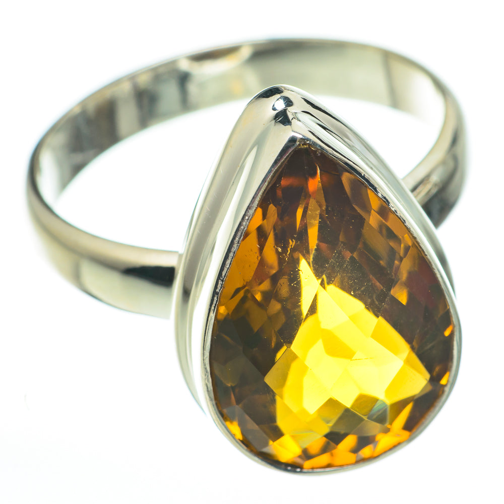 Mandarin Citrine Rings handcrafted by Anasilvercos - RING60313