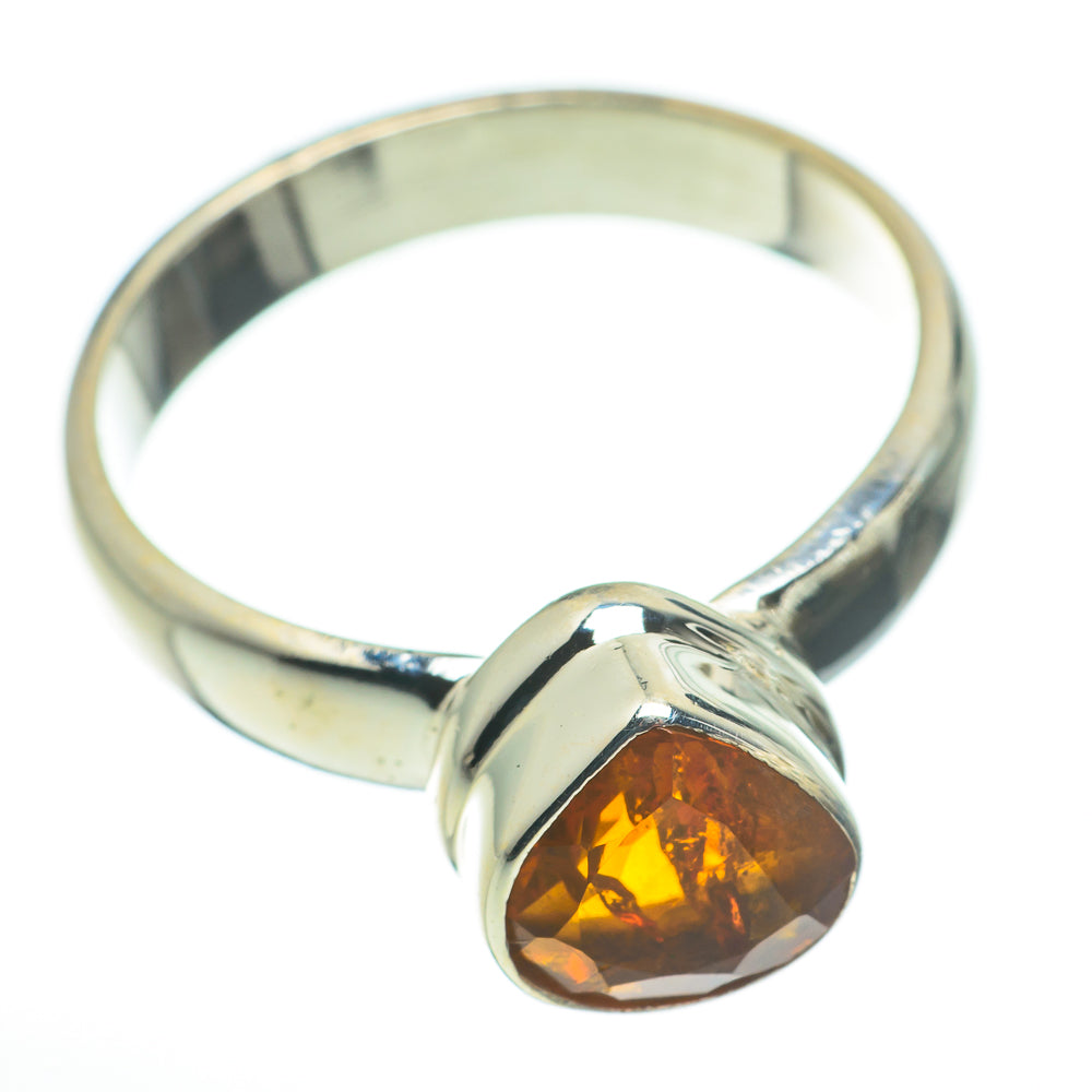 Mandarin Citrine Rings handcrafted by Anasilvercos - RING60314