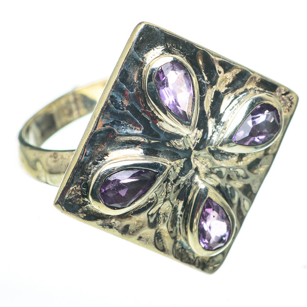 Amethyst Rings handcrafted by Anasilvercos - RING60323