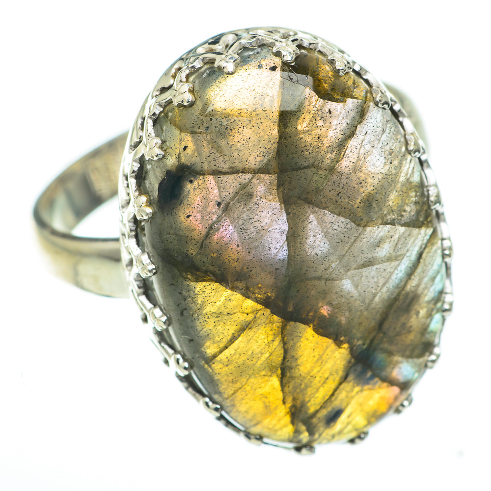 Labradorite Rings handcrafted by Anasilvercos - RING60329