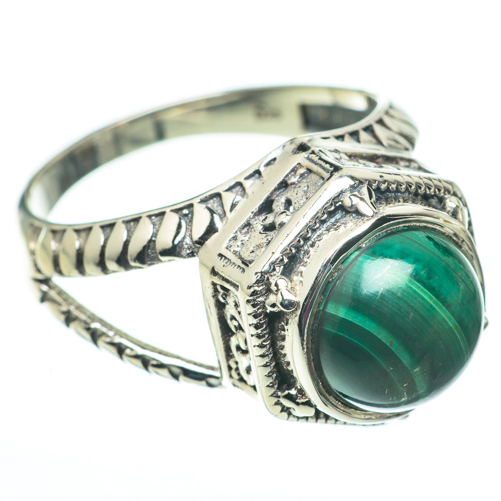 Malachite Rings handcrafted by Anasilvercos - RING60342