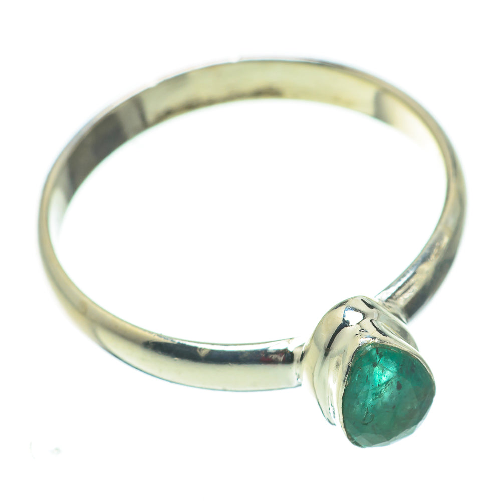 Zambian Emerald Rings handcrafted by Anasilvercos - RING60343